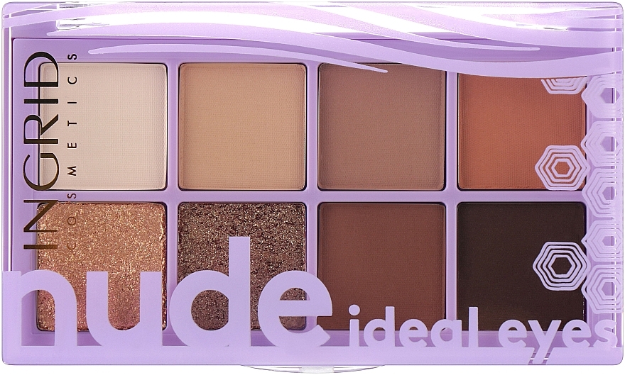 Палетка теней для век - Ingrid Cosmetics Nude Ideal Eyes Eyeshadow Palette — фото N2