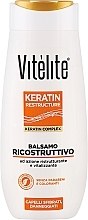 Восстанавливающий кондиционер для волос с кератином - Vitelite Hair Conditioner — фото N1