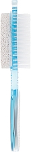 Шліфувальна пилка для педикюру пластикова, 172 мм, 4 в 1, блакитна - Baihe Hair — фото N3