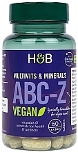 Харчова добавка "Мультивітаміни ABC to Z" - Holland & Barrett High Strength ABC to Z Vegan Multivitamins — фото N5