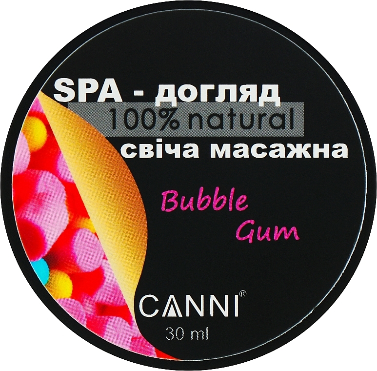 SPA-свеча массажная для маникюра "Bubble Gum" - Canni