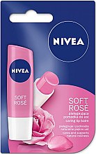 Бальзам для губ "Бархатная роза" - NIVEA Soft Rose Caring Lip Balm — фото N1