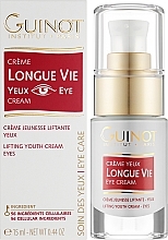 Омолоджувальний крем-ліфтинг для ділянки очей - Guinot Longue Vie Yeux Eye Lifting — фото N2