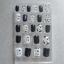 Накладные ногти для детей "Коровка", 912 - Deni Carte Magic Miss Tips — фото N2
