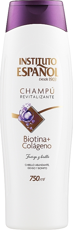 Ревіталізувальний шампунь "Колаген" - Instituto Espanol Revitalizing Shampoo Biotin + Collagen — фото N2