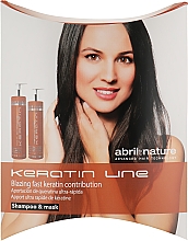 Набор - Abril Et Nature Keratin (shampoo/30ml + cond/30ml) — фото N1