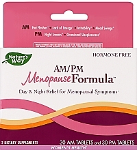 Парфумерія, косметика Харчова добавка для підтримки жіночого здоров'я під час менопаузи - Nature’s Way AM/PM Menopause Formula