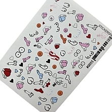 Духи, Парфюмерия, косметика Дизайнерские наклейки для ногтей "Color 0055" - StickersSpace