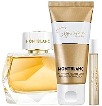 Парфумерія, косметика Montblanc Signature Absolue - Набір (edp/90ml + edp/mini/7.5ml + b/lot/100ml)