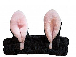 Духи, Парфюмерия, косметика Косметическая повязка для волос, черная с розовым - Lash Brow Cosmetic SPA Band