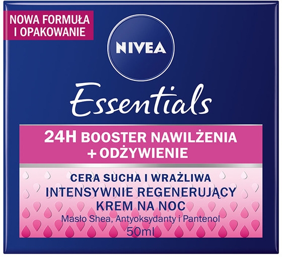 Восстанавливающий ночной крем для сухой кожи - NIVEA Essentials Rich Regenerating Night Care — фото N1