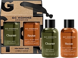 Парфумерія, косметика Набір - Grace Cole GC Homme Grooming Mini Body Duo (b/wash/50ml + h/wash/50ml)