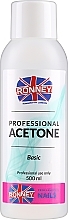 Засіб для зняття лаку - Ronney Professional Acetone Basic — фото N1
