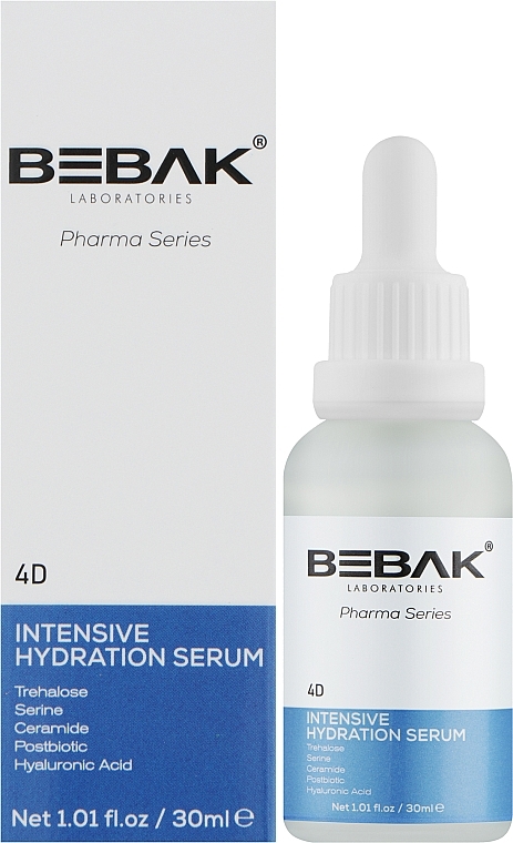 Сироватка для обличчя з гіалуроновою кислотою - Bebak Intensive Hydration Serum — фото N2