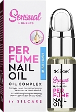 Олія для кутикули парфумована - Silcare Sensual Moments Nail Oil Hush Hush — фото N2