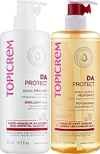 Набор - Topicrem DA Protect (oil/500ml + balm/500ml) — фото N2