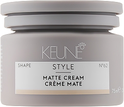 Духи, Парфюмерия, косметика Крем матирующий для волос №62 - Keune Style Matte Cream