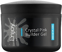 Конструирующий гель для ногтей, прозрачно-розовый - Enjoy Professional Crystal Pink Builder Gel — фото N2