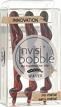Заколка для волос, коричневая - Invisibobble Waver Plus Pretty Dark — фото N2