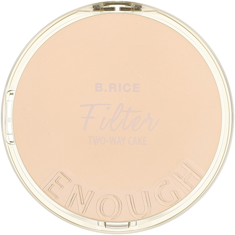 Пудра для лица - Enough B.Rice Pure Filter Two-Way Cake SPF 28 PA++ — фото N2