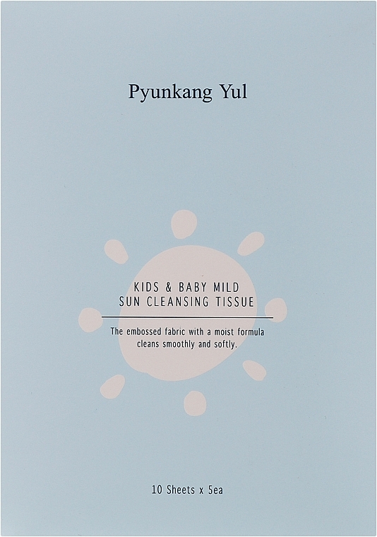 Дитячі серветки - Pyunkang Yul Kids & Baby Mild Sun Cleansing Tissue — фото N1