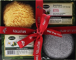 Парфумерія, косметика Набір - Kalliston Kit (soap/100g*2 + stone/1pcs + sponge/1pcs)