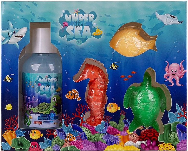 Набор - Accentra Under The Sea Bath Care Set (b/foam/150ml + soap/32g + soap/24g + soap/18g) — фото N1