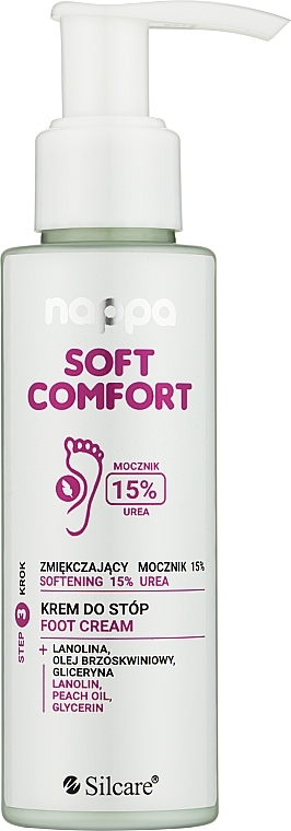 Крем для ног с мочевиной 15% - Silcare Nappa Urea 15% Foot Cream
