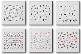 Духи, Парфюмерия, косметика Комплект наклеек для ногтей 42959 - Top Choice Nail Decorations Stickers Set