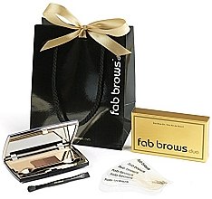 Парфумерія, косметика Набір для брів - Fab Brows Luxury Eyebrow Kit Dark Brown/Chocolate