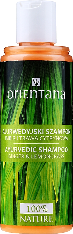 Шампунь для волос - Orientana Ayurvedic Shampoo Ginger & Lemongrass — фото N1