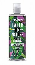 Кондиционер для нормальных и сухих волос - Faith in Nature Lavender & Geranium Conditioner — фото N3