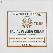 Духи, Парфюмерия, косметика РАСПРОДАЖА! Крем-пилинг для лица, на основе минералов Мертвого моря - Satara Natural Pearl Facial Peeling Cream (пробник)