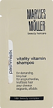 Парфумерія, косметика Вітамінний шампунь для волосся - Marlies Moller Pashmisilk Vitality Vitamin Shampoo (пробник)