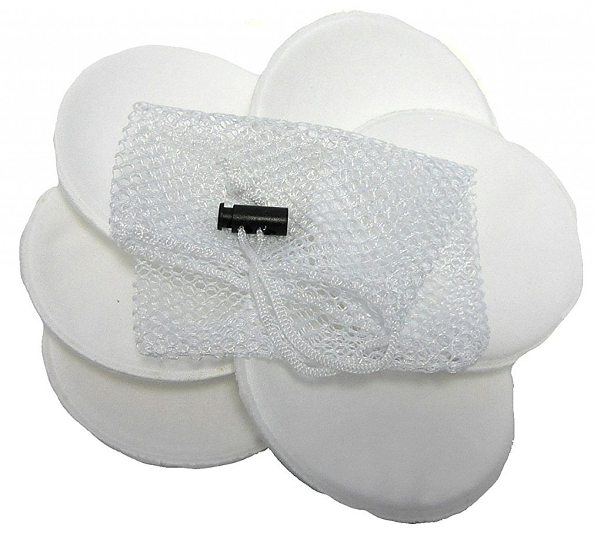 Багаторазові лактаційні прокладки, з мішечком для прання - Simply Gentle Washable Shaped Nursing Pads With Wash Bag — фото N2