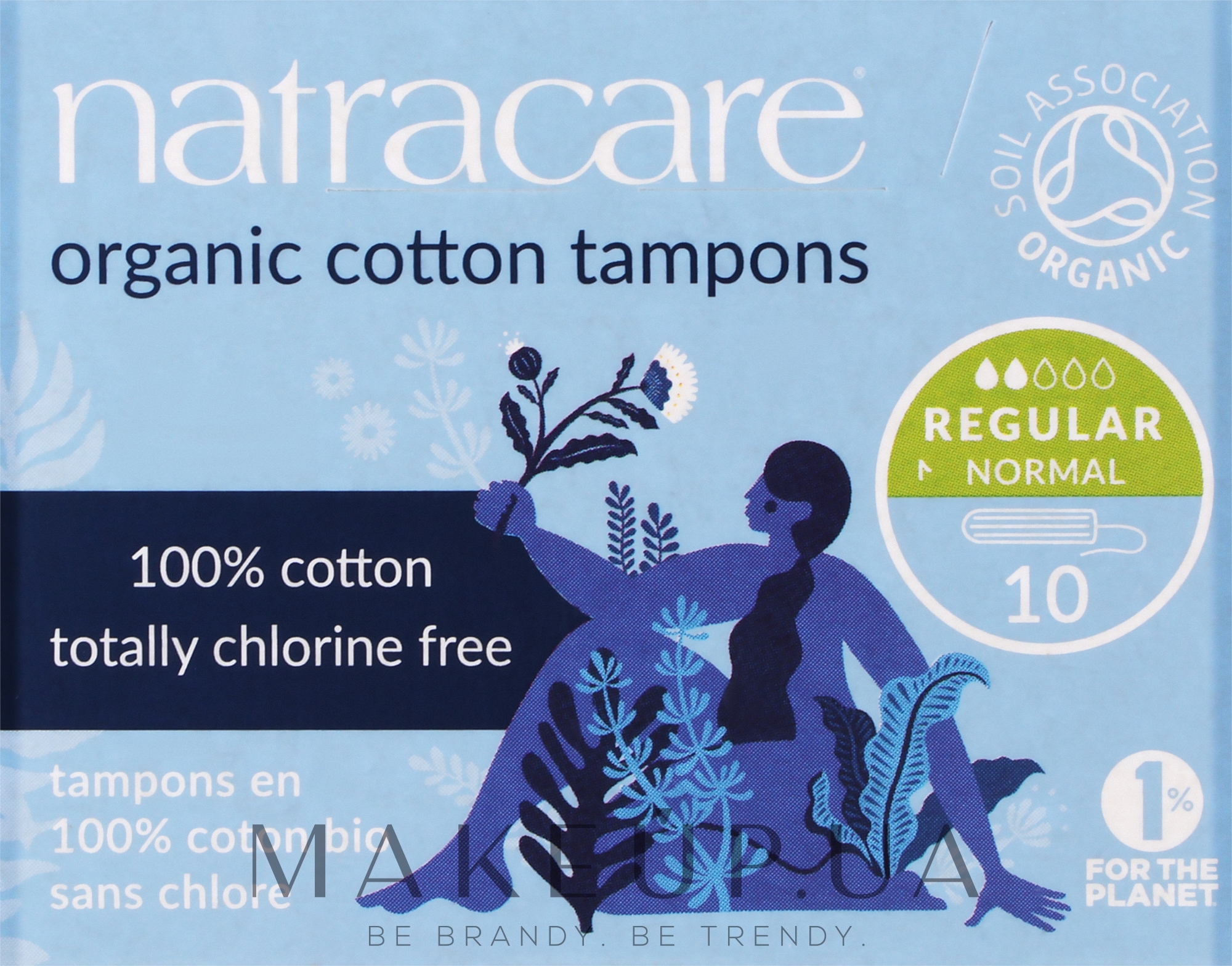 Тампоны органические, 10 шт. - Natracare Organic Tampons Regular — фото 10шт