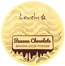 Духи, Парфюмерия, косметика Бананово-шоколадная рассыпчатая пудра для лица - Lovely Banana Chocolate Loose Powder