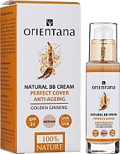 Сонцезахисний ВВ-крем для обличчя «Золотий женьшень» - Orientana Natural BB Cream SPF 30 — фото N1