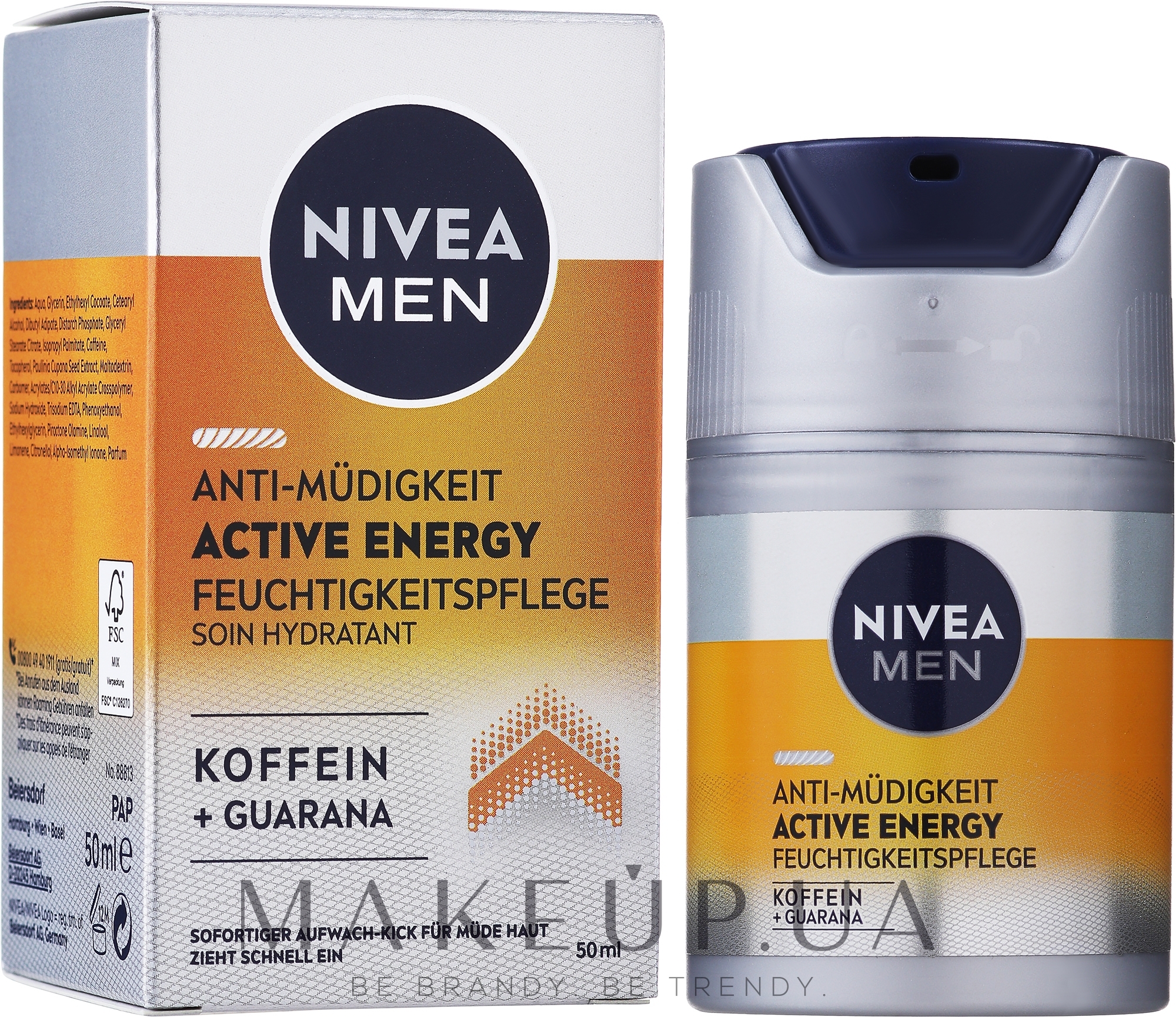 Крем для обличчя  - NIVEA MEN Active Energy Creme — фото 50ml