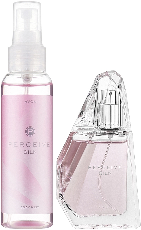 Avon Perceive Silk - Набор (edp/50ml + b/spray/100ml) — фото N1