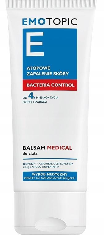 Бальзам для тіла - Pharmaceris E Emotopic Bacteria Control Medical Body Balm — фото N1