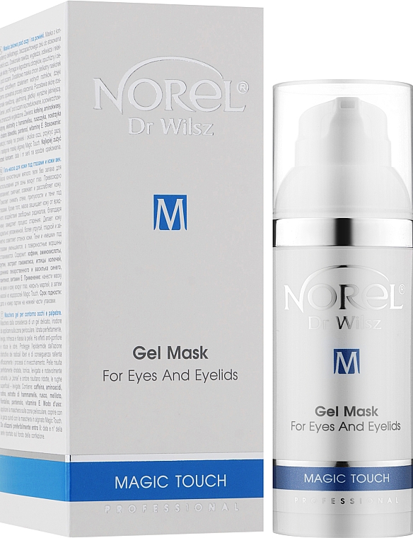 Гелева маска, яка знімає набряки й темні кола під очима - Norel Magic Touch Gel Mask For Eyes And Eyelids — фото N2