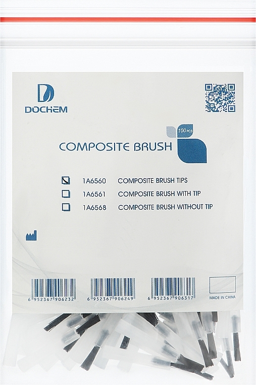Змінні насадки-пензлики для композитного тримача - Dochem — фото N1