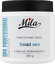 Маска альгінітна класична порошкова "Мертве море" - Mila Mask Peel Off Dead Sea — фото N3