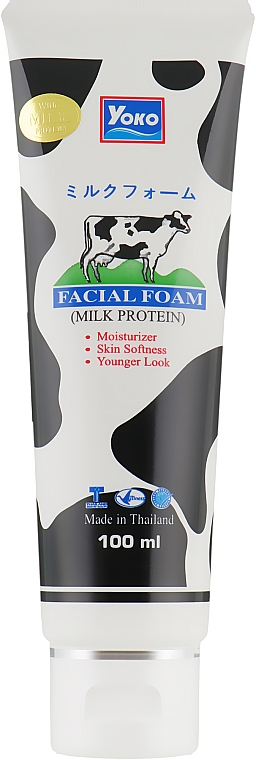 Піна для обличчя з протеїнами молока - Yoko Milk — фото N1