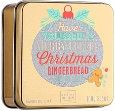 Мыло "Рождественский пряник" - Scottish Fine Soaps Merry Little Christmas Gingerbread Soap In a Tin — фото N1