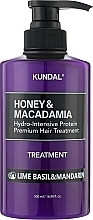 Парфумерія, косметика Кондиціонер для волосся "Lime Basil & Mandarin" - Kundal Honey & Macadamia Treatment