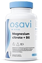 Пищевая добавка "Цитрат магния + В6" 375mg, в капсулах - Osavi Magnesium Citrate + B6 375mg — фото N1