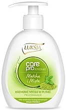 Жидкое мыло "Матча и мята" - Luksja Care Pro Matcha and Mint Liquid Soap — фото N1