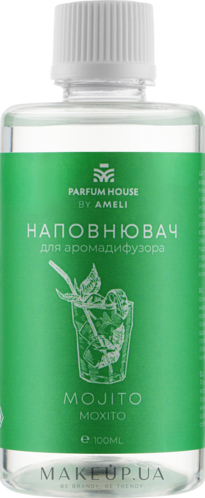 Наповнювач для дифузора "Мохіто" - Parfum House By Ameli Mojito — фото 100ml